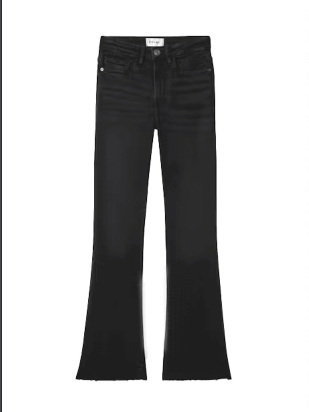 Frame Le Crop Mini Boot Black Jean - Picture 2 of 8